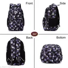 Polyester Backpack Bag, Navy Blue