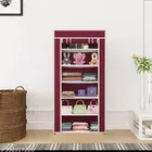 Plastic 6 Layer Collapsible Multipurpose Rack 