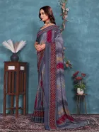 Georgette Printed Saree for Women 
