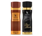 Ramsons Montesa with Black Thunder Deodorant for Men (200 ml, Pack of 2)