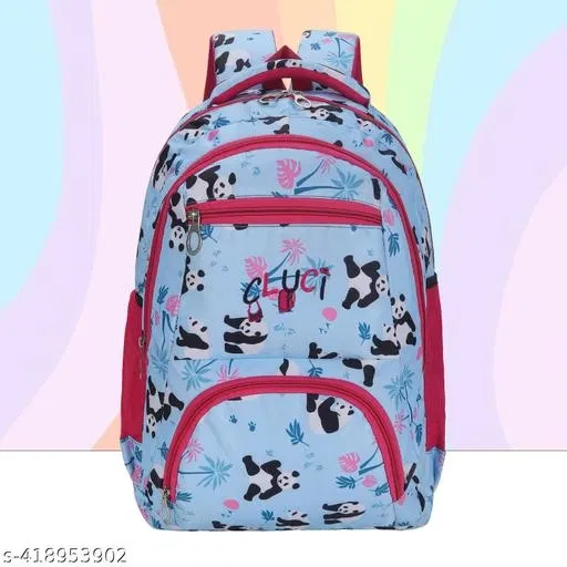 Canvas Backpack Bag, Blue