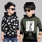 Cotton Blend Hooded Sweatshirts for Boys 