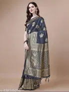 Banarasi Silk Zari Woven Saree for Women 