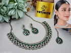 Green Free Size Necklace Set for Women