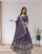 Embroidered Lehenga Choli for Women 