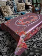 PVC Printed 4 Seaters Table Cover 