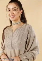 Art Silk Kurta Set for Women 
