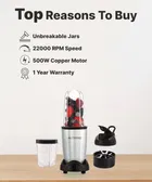 NutriPro Blender 500 W Juicer Mixer Grinder  