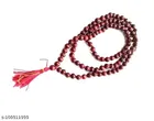 Red Sandalwood Mala 108+1 Beads Wood Chain for Men and Women