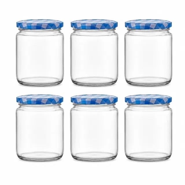 Afast Glass Grocery Container - 200 ml  (Pack of 6, Clear)