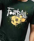 Cotton Round Neck Printed T-Shirt for Men 