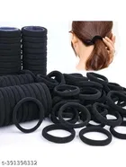 Black Rubber Band for Women 