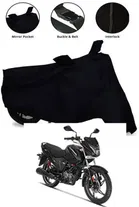 Waterproof & UV Protection Polyester Full Body Cover for Glamour BS6 Bike 