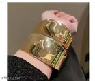 Samridhi Anti Tarnish Bangle-Style Cuff Bracelet For Women And Girls