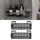 Wall-mounted Metal Bathroom Shelf Pack of 2