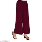 Women's  Stylish Maroon Sarina Palazzo 