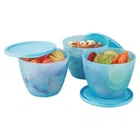 Fresherware Airtight Oval Containers Pack of 3 