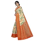 Linen Printed Saree for Women 