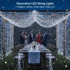 MPROW 11 Meter Decorative White LED Pixel String Light 