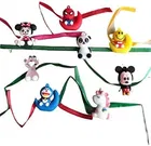 Kids Eight Cartoon PVC Plastic Rakhi, Pack of 8 