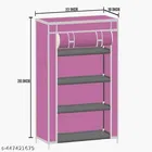 Metal 4 Layer Collapsible Multipurpose Rack 