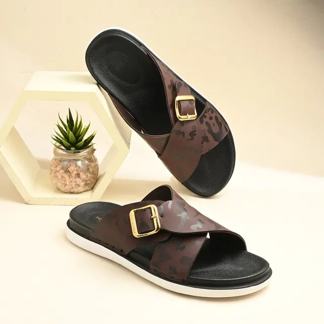 Flipflops for Men (Brown, 7)