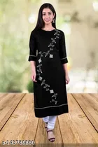 Viscose Rayon Printed Kurti for Women 