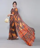 Women's Designer Saree With Blouse 