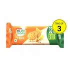 Britannia Nutri Choice Oats Orange & Almond Cookies 3x75 g (Pack of 3)