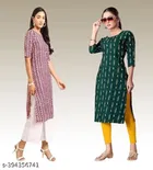 Crepe Kurtis for Women 