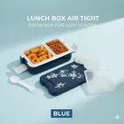 Parikshit The Lunch Box Air Tight Tiffin Box for Kids School, Blue