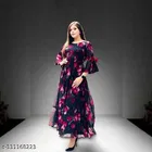 Floral Designer Gown Kurti for Ladies for Women 