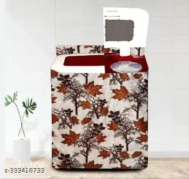 Fabric Washing Machine Cover (Multicolor)
