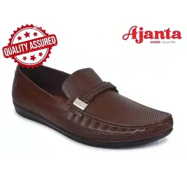 Ajanta Loafers for Men (Brown, 6)