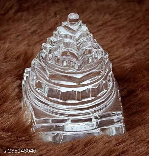 Sphatik Shree Yantra AAA Quality (White, 1)