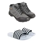 Combo of Casual Shoes with Sliders for Men 