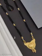 Alloy Mangalsutra with Pendant & Chain for Women 