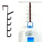 Door Wall Hooks Rail Plastic Cloth Hanger 