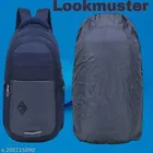 Nylon Backpack for Men & Women (Blue, 35 L)