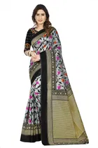 Art Silk Kalamkari Saree for Women 