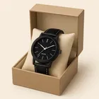 Analog watch for men (Black ,Pack of 1)