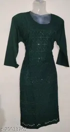 Cotton Embroidered Kurti for Women 