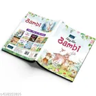 Bambi Enchanting Fairy Tale Story Book for Kids Age 3 to 8 Years Beautiful Illustrated Moral Story Early Learning Picture Book Perfect Birthday Gift Holiday Activities Homeschooling Kindergarten Reading Development Bedtime Story