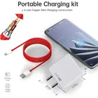 85 W SuperVOOC 6 A Wall Charger for Mobile with Detachable Cable, Red, Cable Included