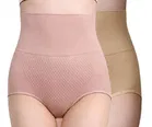 Cotton Blend High Waist Tummy Tucker Briefs for Women 