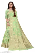 Chanderi Cotton Zari Woven Saree for Women 