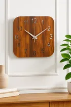 Khatu Crafts Wooden Wall Clock 