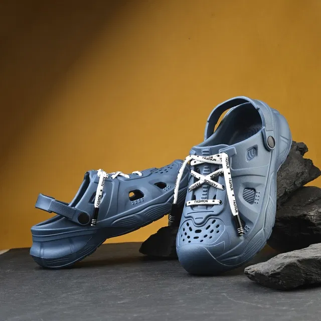 Clogs for Men (Blue, 8)
