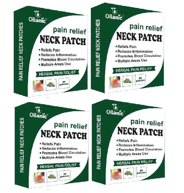 Oilanic Neck Pain Relief 10 Pcs Heat Patches (Pack of 4)