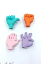 Gesture Eraser Set (Multicolor, Pack of 4)